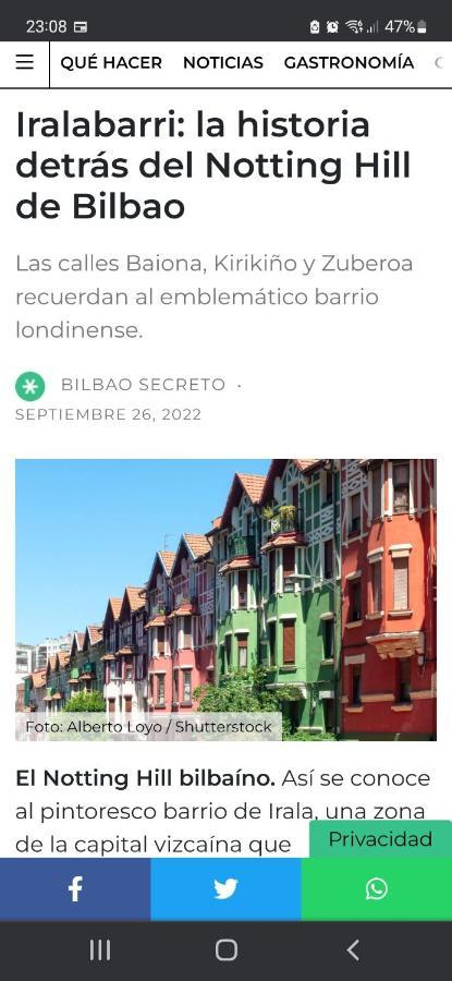 Apartamento Acogedor Bilbao Extérieur photo